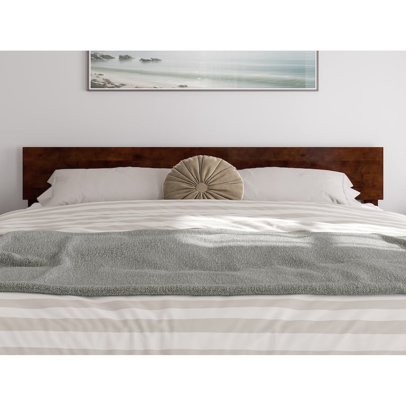Wesley Platform Bed with Panel Footboard and Twin XL Trundle