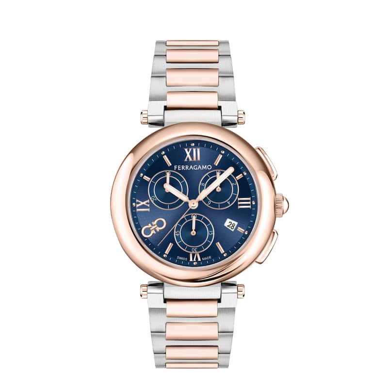 Ferragamo Legacy Chronograph Watch - Two Tone