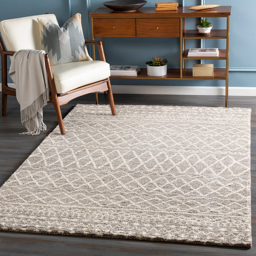 Haywood Handmade Wool Moroccan Area Rug