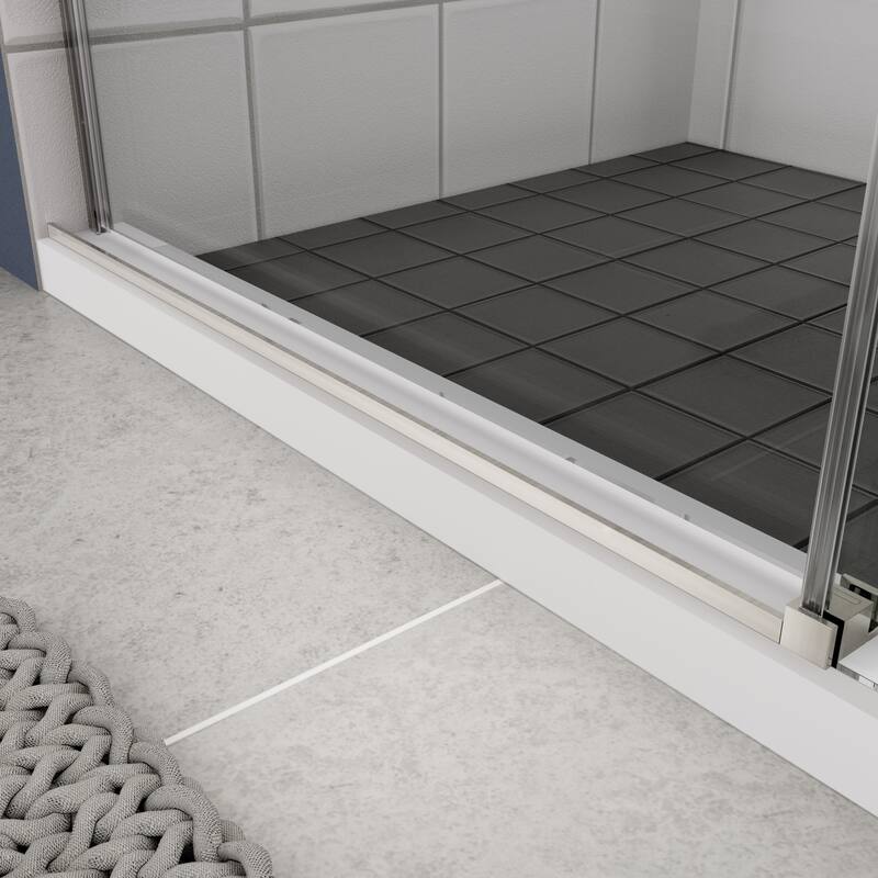 Glass shower door, sliding door