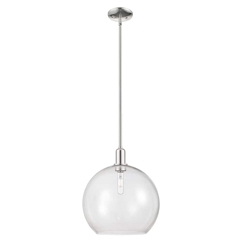 Innovations Lighting Endless Possibilities Arcadia - Athens - 1 Light 14" Stem Hung Mini Pendant - Clear/Polished Nickel