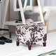 preview thumbnail 54 of 53, Adeco Simple British Style Passionate Cube Ottoman Footstool