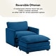 preview thumbnail 92 of 150, Corduroy Sectional Sofa with Removable Ottomans & Ultra-soft Cushions for Living Room & Bedroom