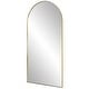 preview thumbnail 4 of 4, Uttermost Crosley Antique Brass Arch Mirror - 36"W x 72"H x 0.125"D