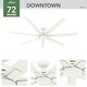 preview thumbnail 5 of 26, Hunter 72" Downtown Windmill Outdoor Ceiling Fan & Wall Control - Damp Rated - Industrial, Modern - ENERGY STAR!