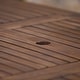 preview thumbnail 22 of 26, Middlebrook Surfside 7-Piece Acacia Outdoor Extension Dining Set - 55-79 x 35 x 30h