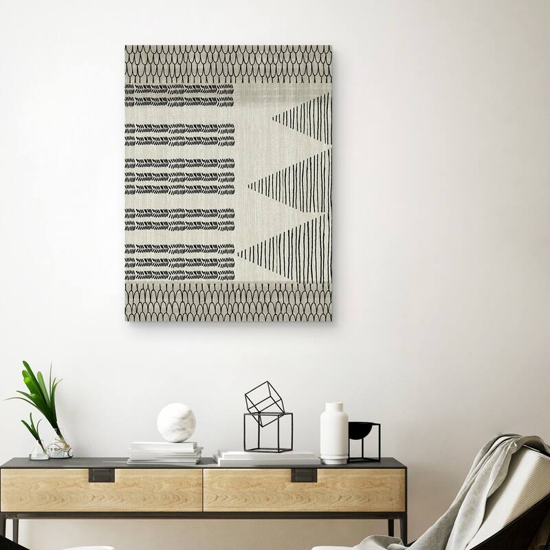 Ethnic Linen by Nikki Chu Canvas Art Print
