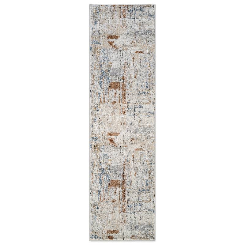 Multi-Tonal Rug for Living Room, Entryway, or Family Spaces - Easy to Clean and Comfortable Underfoot