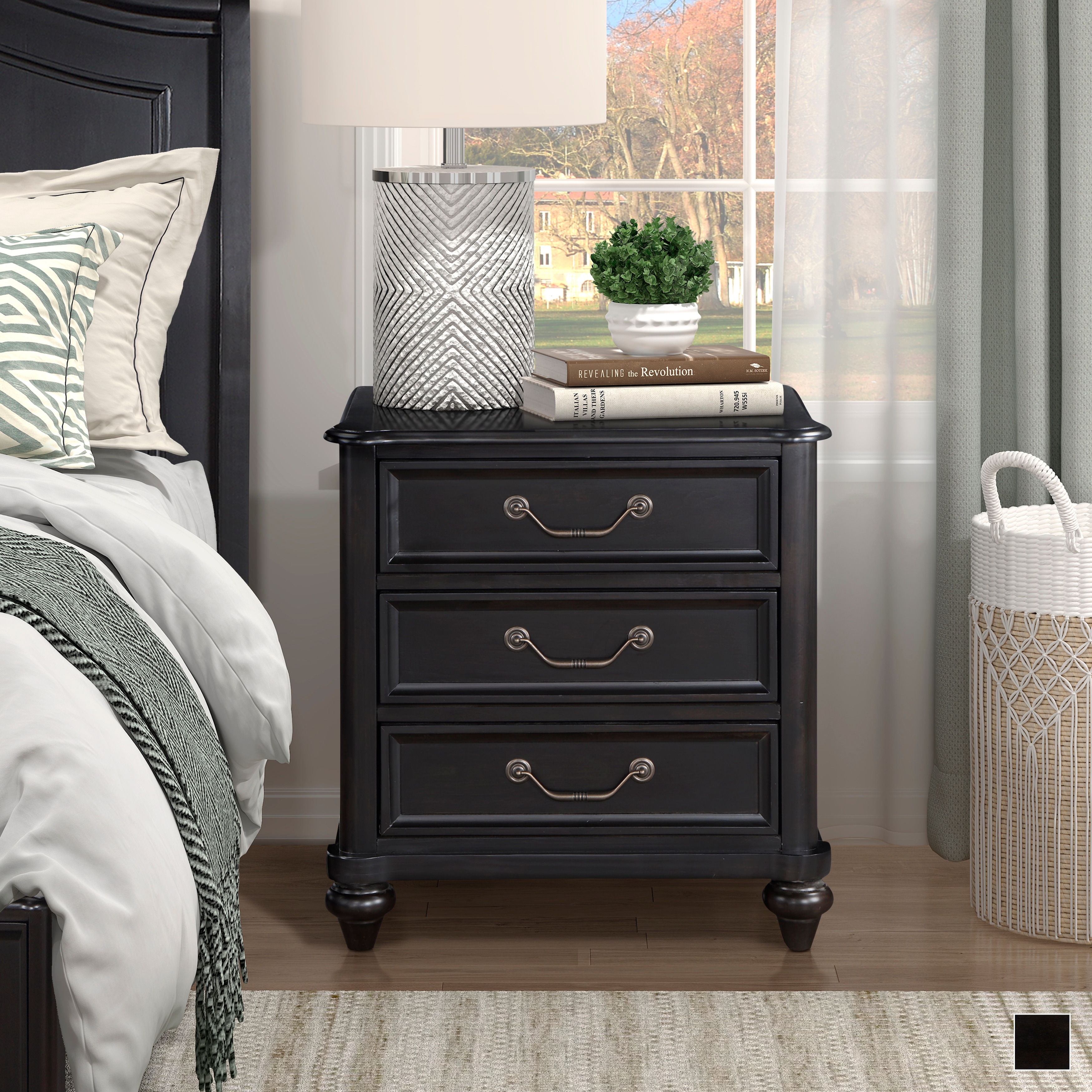 Fremont & Park Kimberly 3-Drawer Nightstand