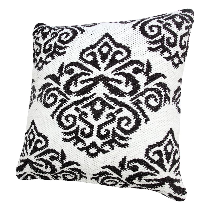 Sevita Traditional Decorative Damask Throw Pillow
