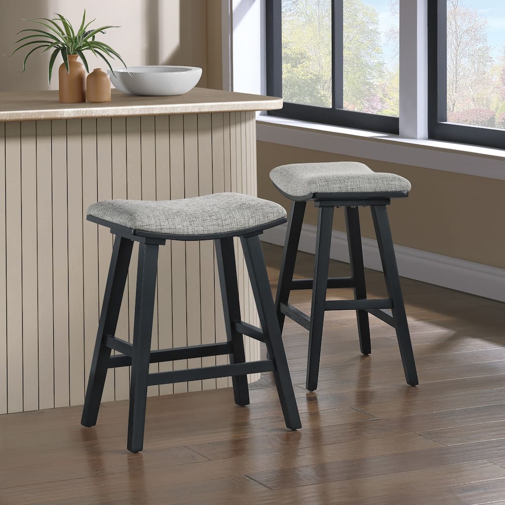 Coley 24" Saddle Stool (2-Pack)