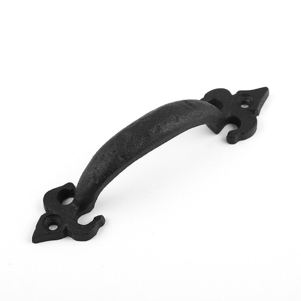 Shop Iron Cabinet Pulls Hand Forged Drawer Pulls Black 6