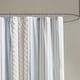 preview thumbnail 13 of 20, INK+IVY Imani Cotton Printed Shower Curtain with Chenille