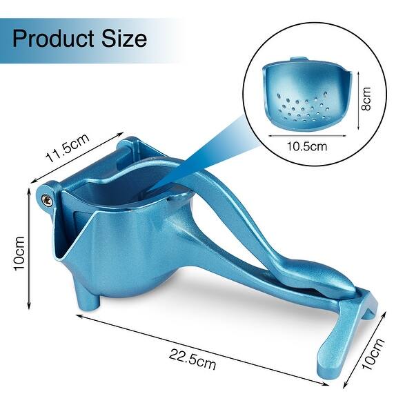 Hand Press Manual Juicer, Heavy Duty Juicer Aluminum Alloy Squeezer