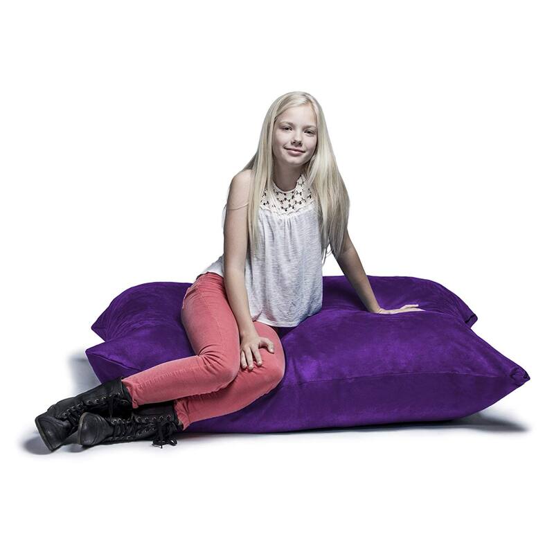 Kids Pillow Microsuede Bean Bag - 44" - Grape Purple
