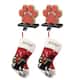 Option 2PK Paw & 2PK Black Dog Stocking