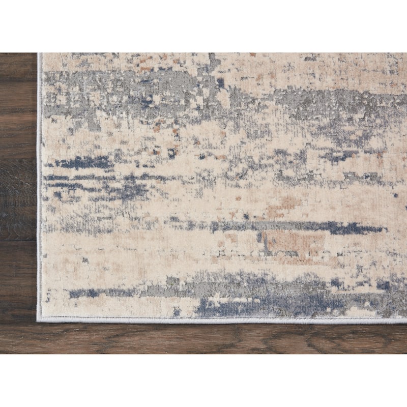 Rustic Textures Modern Country Abstract Area Rug