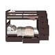 preview thumbnail 27 of 26, Taylor & Olive Trillium Full over Full Stairway Bunk Bed