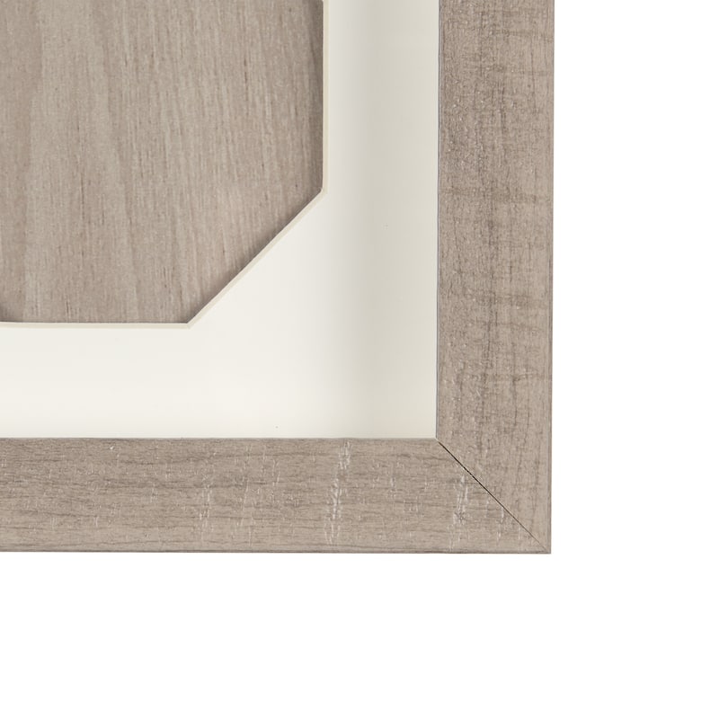 Wood Grain Silhouette I Framed Art Print