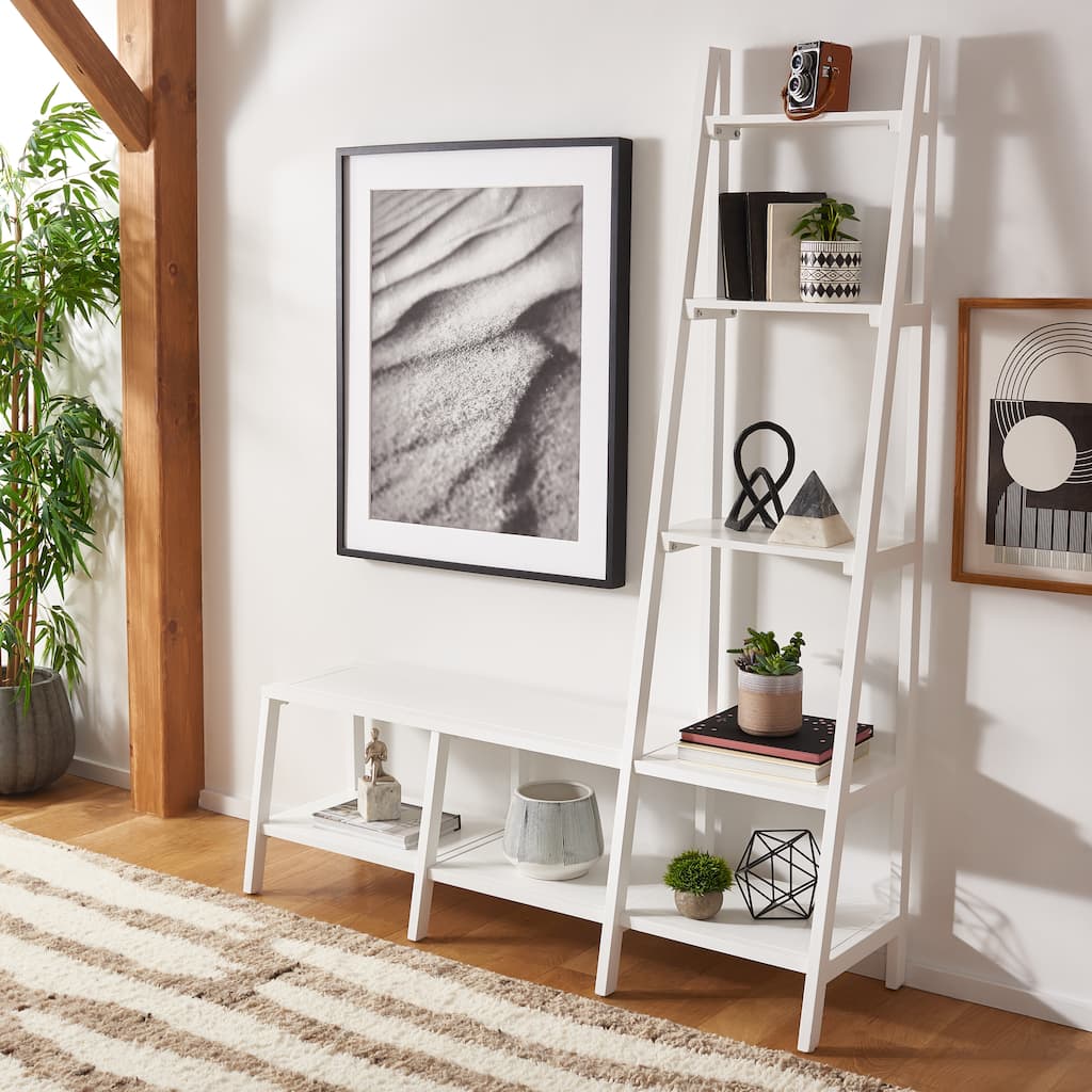 SAFAVIEH Rosalyn 7-Shelf Etagere Bookshelf - 17Wx56Dx72H
