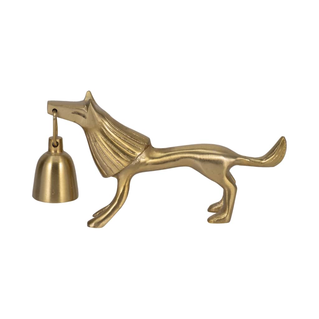 Sagebrook Home Elegant Gold Lion Candle Snuffer, 9-Inch Aluminum, Unique Indoor Home Decor Accessory - 9" x 2" x 5"