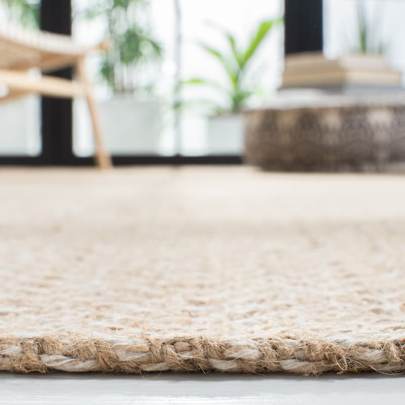 SAFAVIEH Handmade Natural Fiber Sheva Casual Solid Jute Rug
