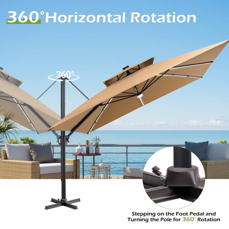 abba patio 55 lb patio umbrella base Amazon.com : Abba Patio 55 lb Patio Umbrella Base with Wheels 27" Heavy  Duty Steel Outdoor Market Umbrella Base Stand with 2 Separate Poles for  1-1/2" and 1-7/8" Diameter Umbrella Pole, Brown :