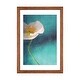 preview thumbnail 4 of 13, iCanvas "Mohn Bleu" by Claudia Drossert PFA Walnut - 24x16x1
