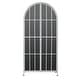 preview thumbnail 15 of 17, Arched Metal Cabinet with Glass Shelves