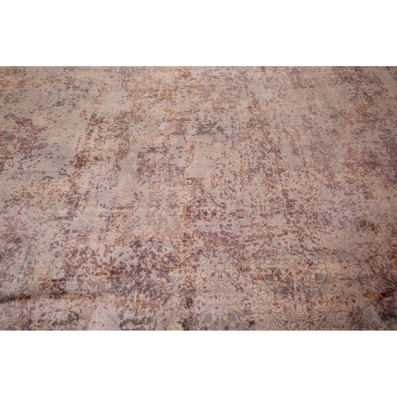 Art & Craft Indian Area Rug Handmade Wool Carpet - 9'9"x 13'1"