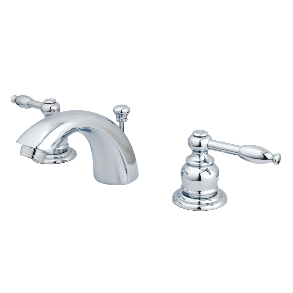 Kingston Brass Knight 1.2 GPM Widespread Bathroom Faucet with Pop-Up