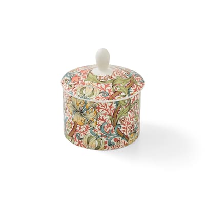 Spode Morris and Co Sugar Bowl with Lid - 10 oz