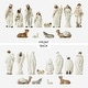 preview thumbnail 40 of 77, Glitzhome 12pcs Resin Christmas Multi/ Blue/ Ivory Nativity Figurines Set