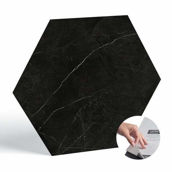 glicoページ Lucida BaseCore Hex Peel and Stick Floor Tiles - On Sale