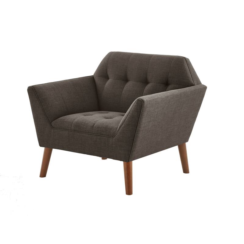 INK IVY Newport Wide Mid-Century Modern Lounge Chair