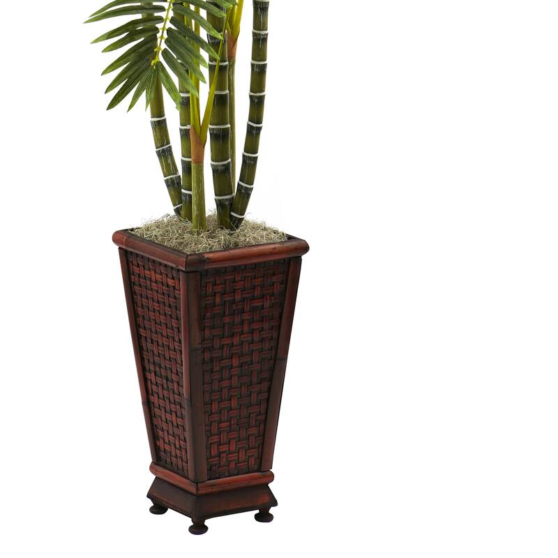 Two-Tone Areca Palm Artificial Potted Tree - 6.5'