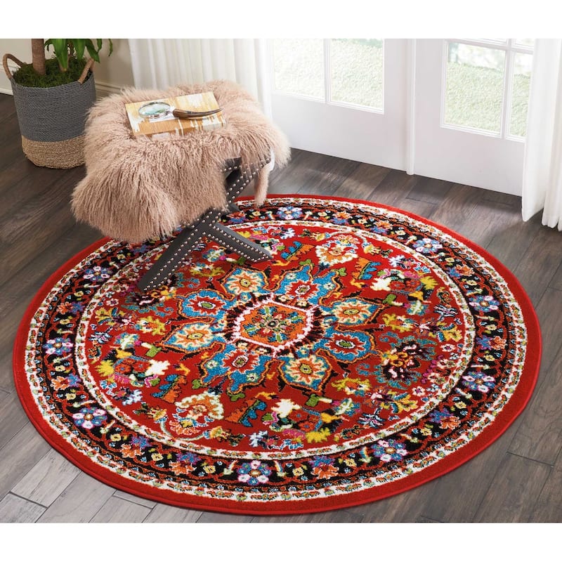 Nourison Oakdale Traditional Persian Medallion Area Rug