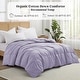 preview thumbnail 14 of 65, All Season 100% Organic Cotton Down Breathable Duvet Insert Medium Warmth Comforter