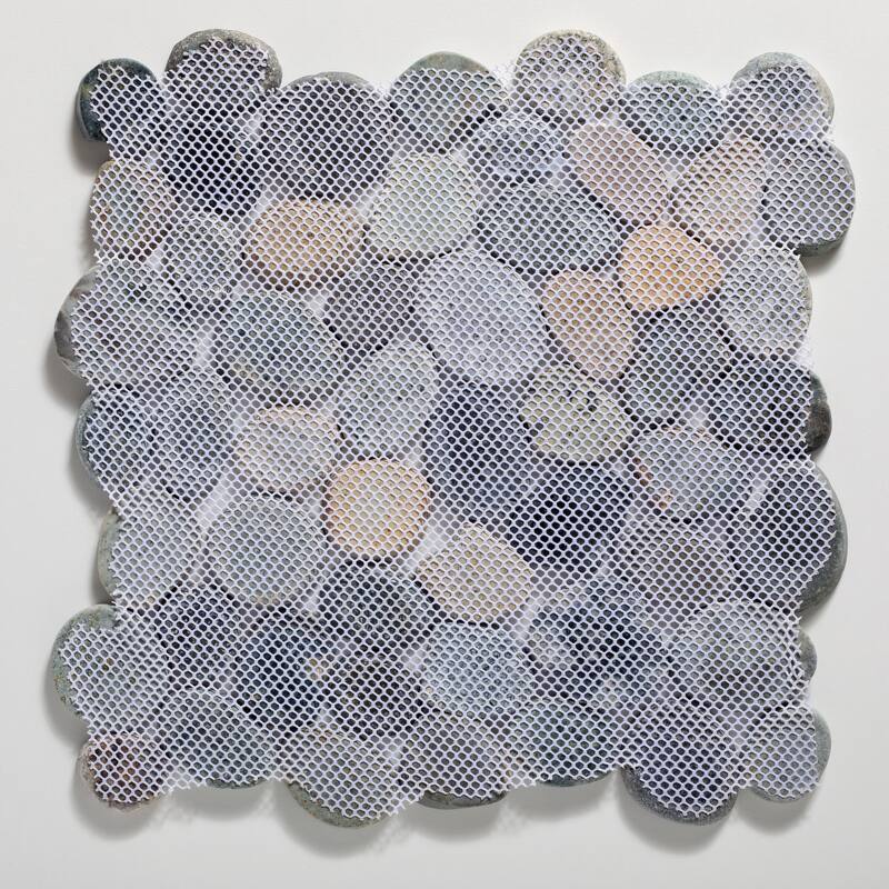 Sliced Pebble 11 in. x 11 in. Mesh-Mounted Mosaic Wall and Floor Tile