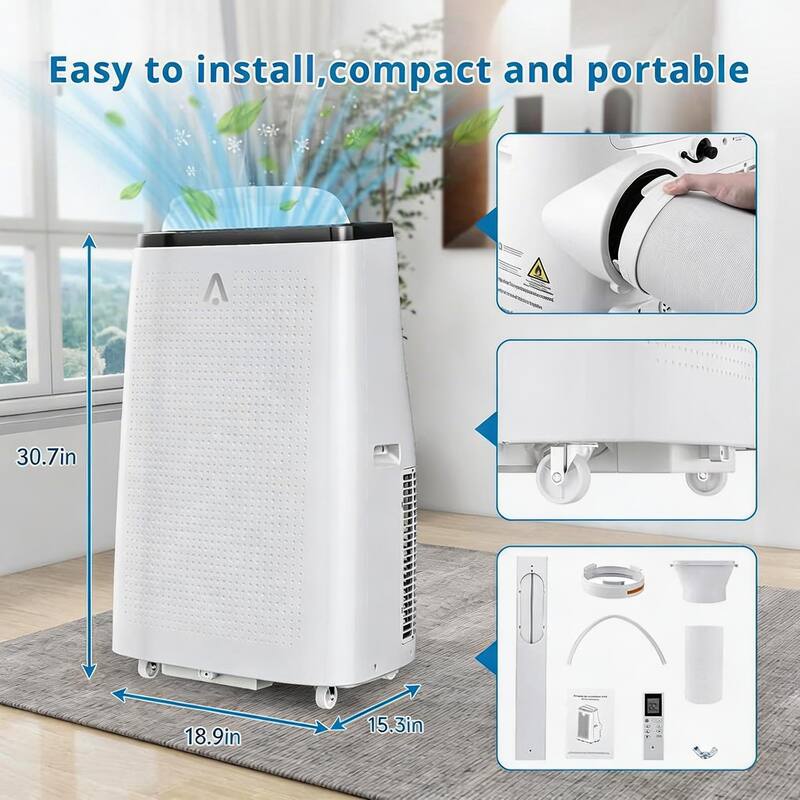 3-in-1 Air Conditioners, with Remote Control, 14000 BTU