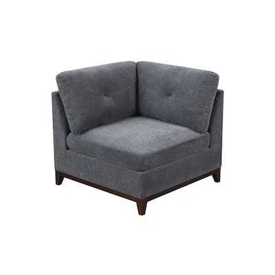 Ash Grey Chenille Sectional Modular