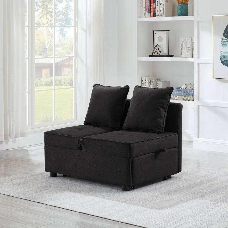 4 in 1 Convertible Recliner Couch Sleeper Sofa