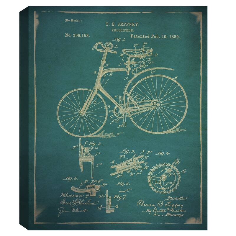 Velocipede I by Grand Image Canvas Art Print