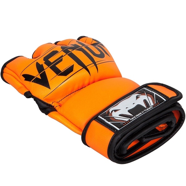 Venum Undisputed 2.0 Hook and Loop MMA Gloves Neon Orange//Black