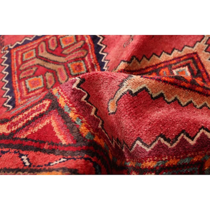 ECARPETGALLERY Hand-knotted Konya Anatolian Red Wool Rug - 3'7 x 9'4