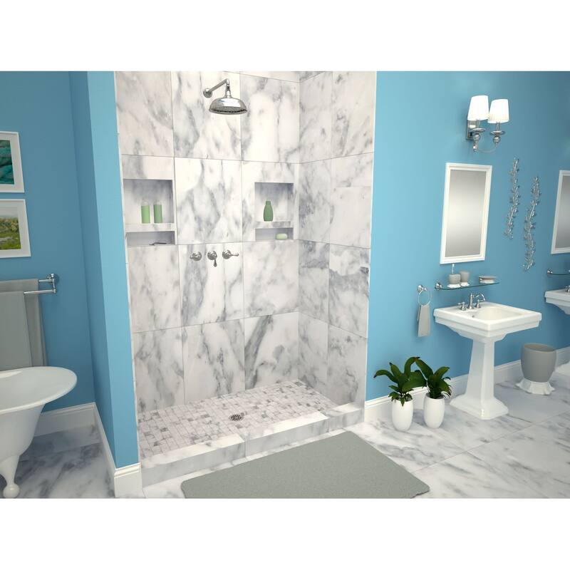 Tile Redi P4272CPVC Redi Base 72" x 42" Rectangular Shower Base with