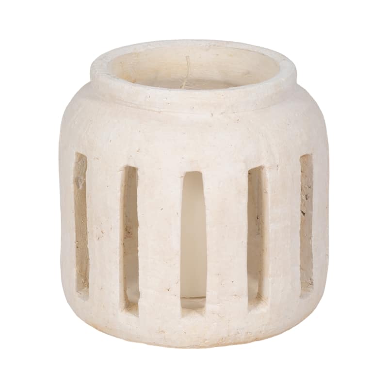 Sagebrook Home Lantern Hurricane With Open Slats Terracotta Lanterns Decor
