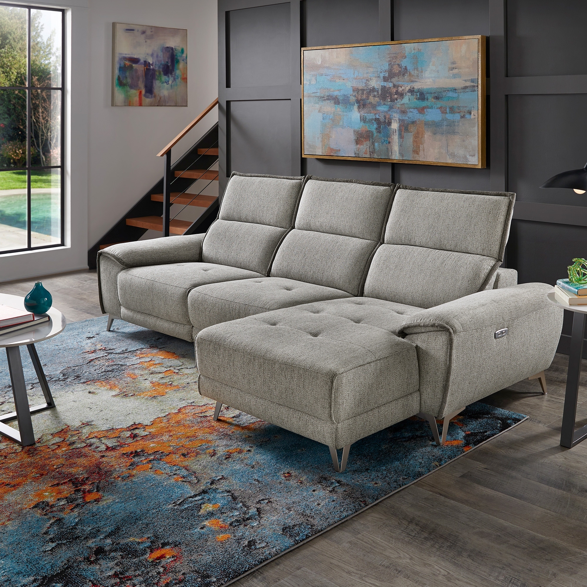 Reclining Fabric Sectional Sofas Bed Bath Beyond