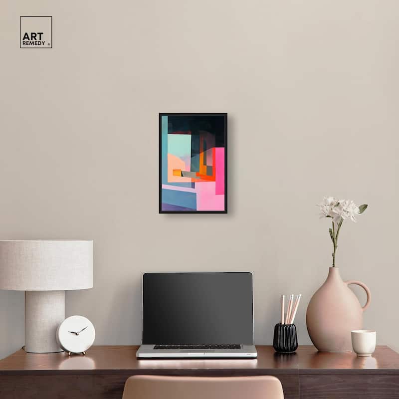 Color Blocks I Canvas by Art Remedy