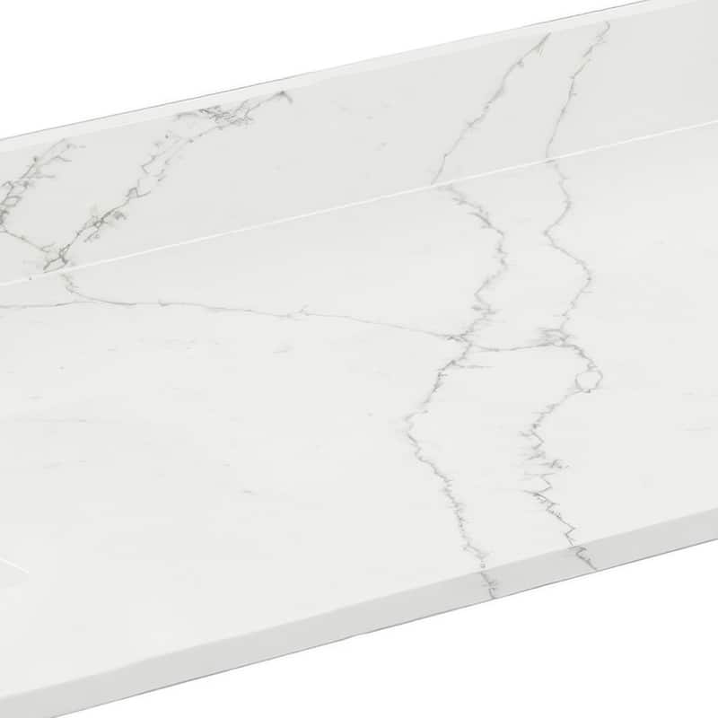 Wyndham Collection WCFQC180DTOPUNS-Q 80" Quartz Vanity Top with